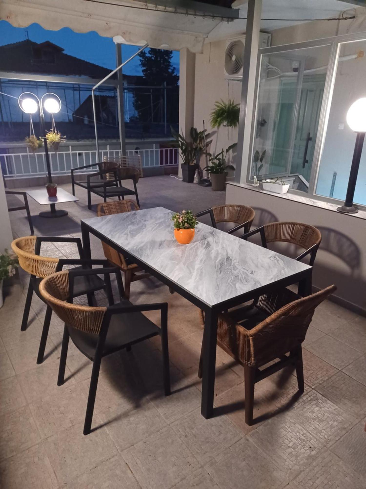 Вилла Marvic House Exaplatanos Экстерьер фото