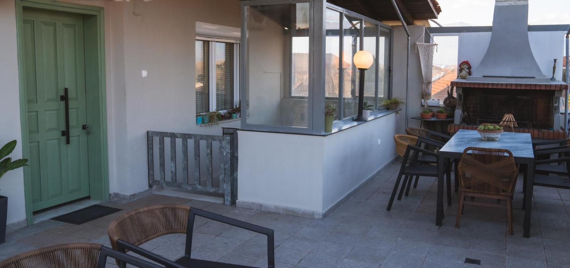 Вилла Marvic House Exaplatanos Экстерьер фото