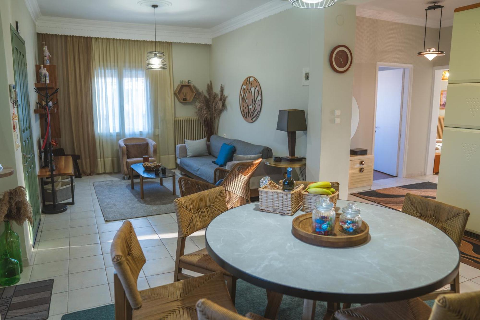 Вилла Marvic House Exaplatanos Экстерьер фото