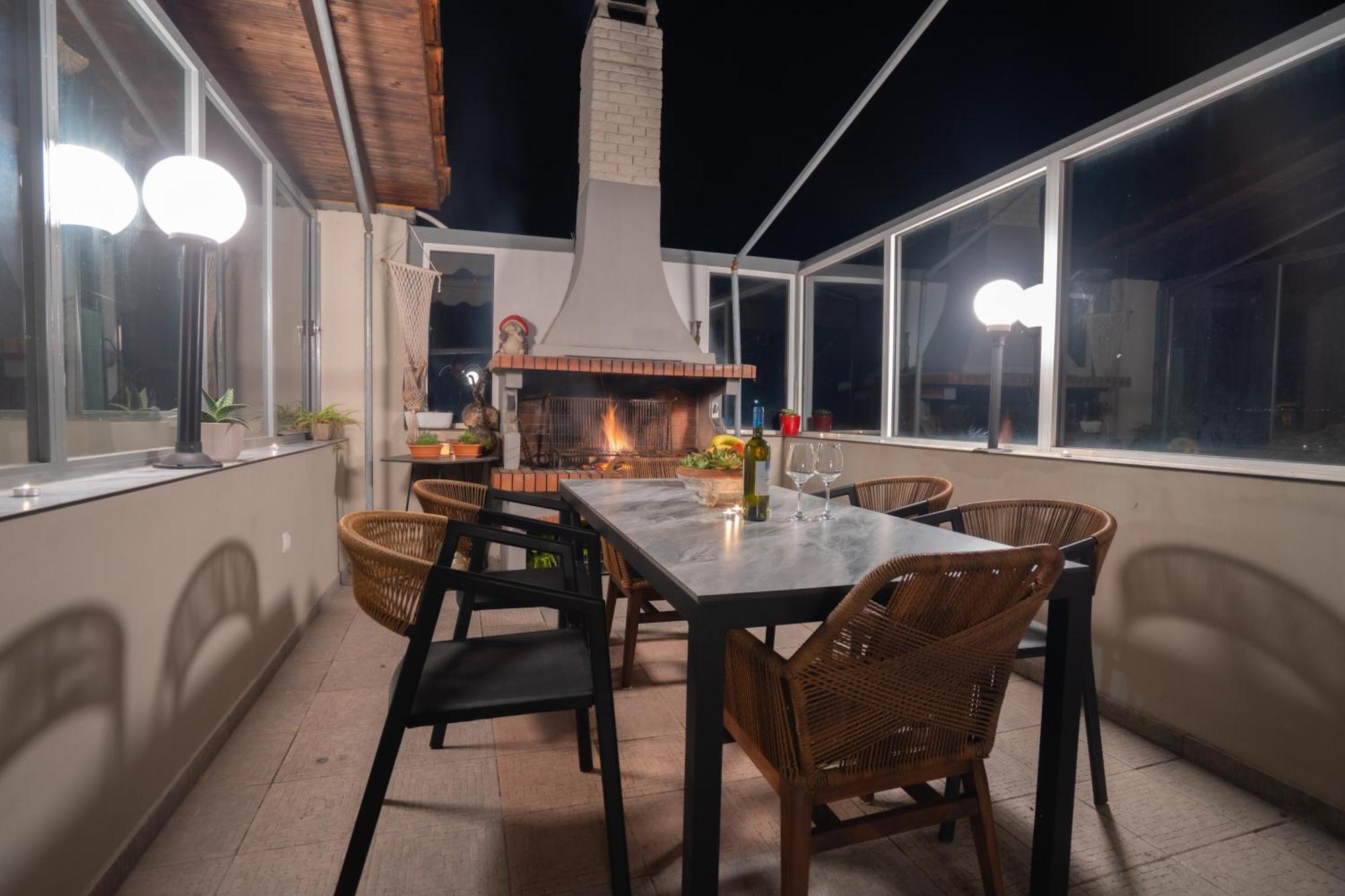 Вилла Marvic House Exaplatanos Экстерьер фото